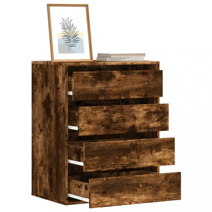 Gossi dulap colt cu sertare lemn vechi 60x41x76 cm lemn prelucrat