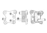 Radiator racire ulei motor, termoflot Ford Escort, 01.1995-08.2000, motor 1.8 D, 44 kw, 1.8 TD, 51/66 kw, diesel, 62x94x45 mm, garnituri incluse, din