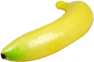Set 10 Banane Artificiala din Plastic pentru Decor, 32 cm foto