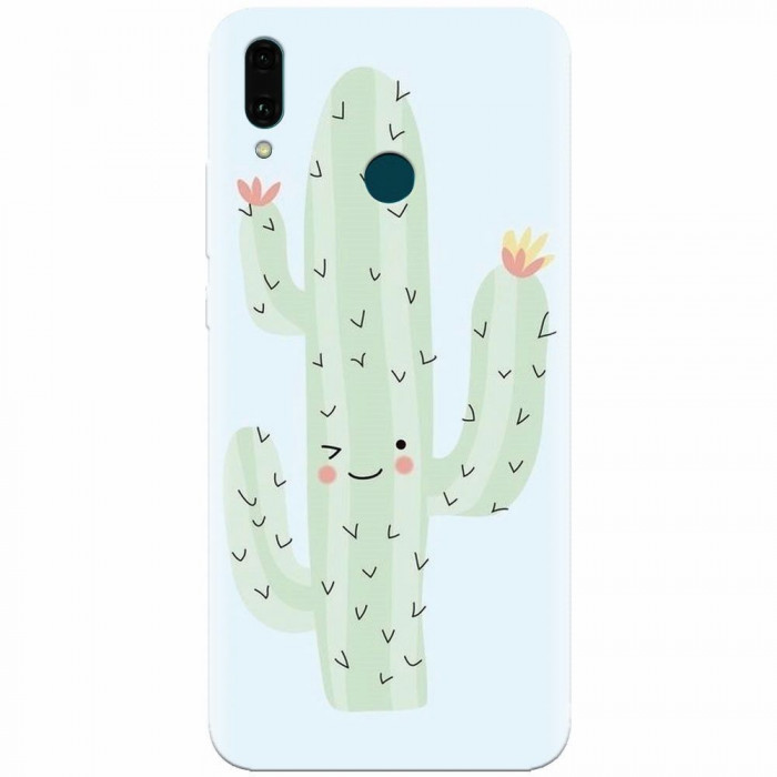 Husa silicon pentru Huawei Y9 2019, Cactus