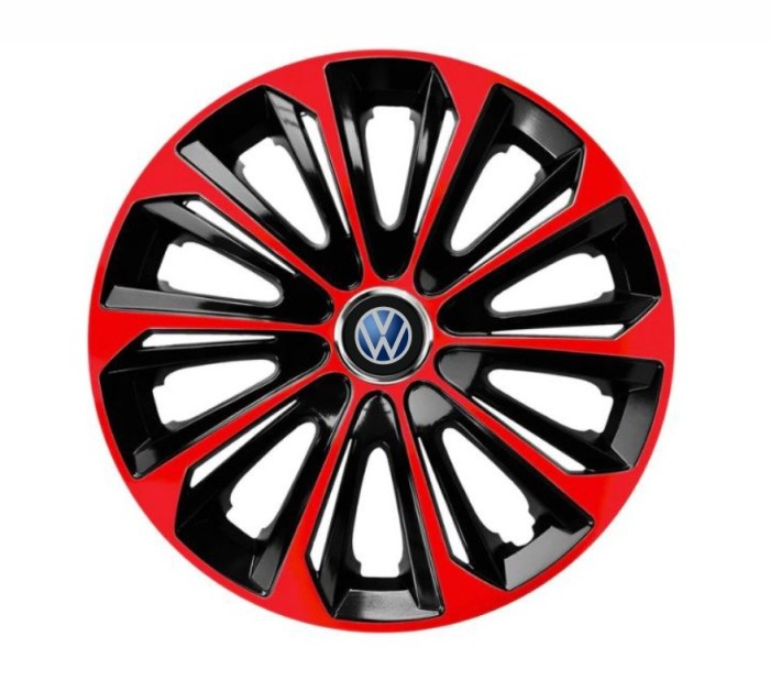 Set 4 capace roti Extra Strong Red R14 pentru gama auto Volkswagen