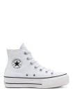 Converse teniși Chuck Taylor All Star Lift femei, culoarea alb 560846C-OPTICAL.WH