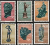 Iugoslavia 1971 - Statui de bronz, serie neuzata