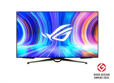 Monitor 47.53&amp;quot; ASUS PG48UQ, 16:9, OLED, 4K 3840x2160, 450 cd/ mp ,135.000:1, 178/ 178, Flicker free, HDR10, 138 Hz, G-SYNC Compatible, DP,4* HDMI, 4x foto