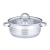 Oala cu capac Floria ZLN-4106, Inox, 24 x 9 cm, 4 L
