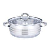 Cumpara ieftin Oala cu capac Floria ZLN-4106, Inox, 24 x 9 cm, 3 L