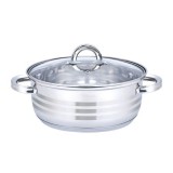 Oala cu capac Floria ZLN-4106, Inox, 24 x 9 cm, 4 L