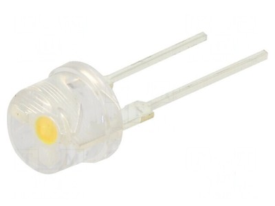 LED 8mm Alb Cald 100&amp;deg; Convex cu Număr Termic 2 - Iluminare Eficientă foto