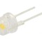 LED 8mm Alb Cald 100&deg; Convex cu Număr Termic 2 - Iluminare Eficientă