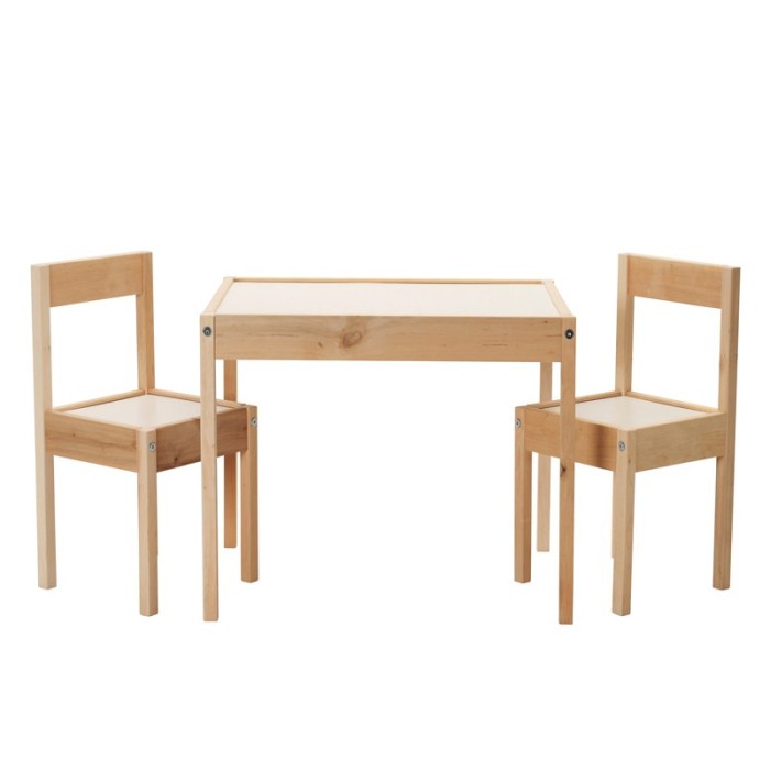Set masuta si scaune pentru copii, lemn, Crem/Alb Set masuta si scaune pentru copii, lemn, Crem/Alb