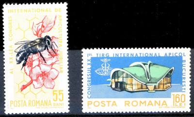 1965 LP610 Serie Al XX-lea Congres International de Apicultura MNH foto