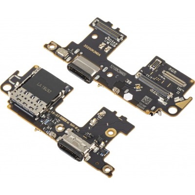 Placa cu Conector Incarcare - Microfon - Modul Cititor SIM Xiaomi Mi 11 5G, Service Pack 56000F00K200 foto