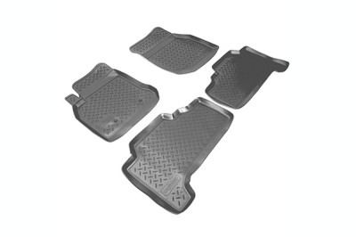 SET COVORASE AUTO CAUCIUC FIT TOYOTA LC-100 (J10) (1998-2007) (5 LOCURI) LEXUS LX 470 (UZJ100) (1998-2007) (5 LOCURI) - 4 PCS foto