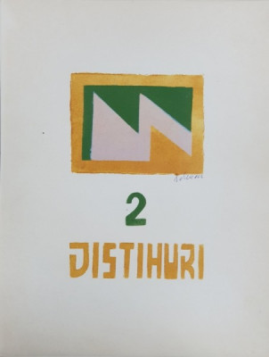 V. Dobrian, &amp;#039;Distihuri&amp;#039;, Album de poezie cu 11 gravuri foto