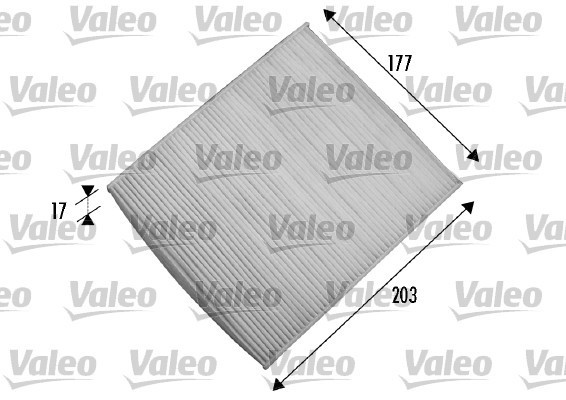VALEO 698866 VALEO ESSENTIAL Filtru, aer habitaclu