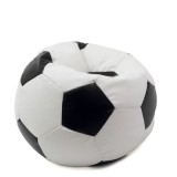 BEAN BAG EXTRA BALL (XL) - IMITATIE PIELE - ALB/DIVERSE CULORI - Roz 21896