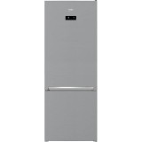 Combina frigorifica Beko RCNE560E40ZXBN, 514 L, HarvestFresh, NeoFrost Dual Cooling, Clasa E, H 192 cm, Argintiu