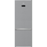 Combina frigorifica Beko RCNE560E40ZXBN, 514 L, HarvestFresh, NeoFrost Dual Cooling, Clasa E, H 192 cm, Argintiu