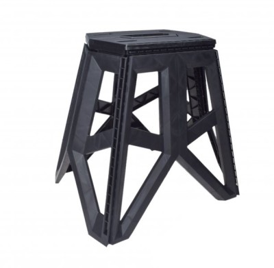 Scaun tip taburet, pliabil, culoare negru Cod Produs: MX_NEW AA2598 foto
