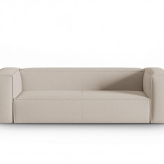 Canapea 4 locuri, Mackay, Cosmopolitan Design, 230x94x73 cm, catifea tricotata, bej