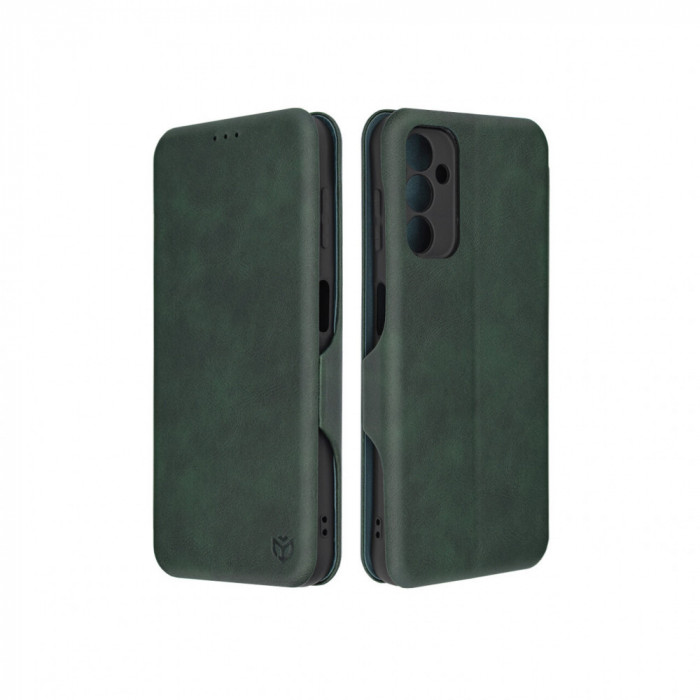 Husa Compatibila cu Samsung Galaxy A14 4G / A14 5G Techsuit Safe Wallet Plus Verde