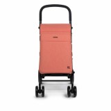 Carucior Cumparaturi Carlett Urban Family Salmon, Aluminiu, 20L, 25kg, 96x35x30cm, Rosu/Albastru/Maro/Negru/Verde/Gri