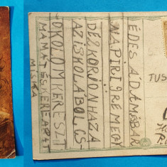 Carte Postala veche anii 1920 circulata corespondenta Covasna - Chip de copil