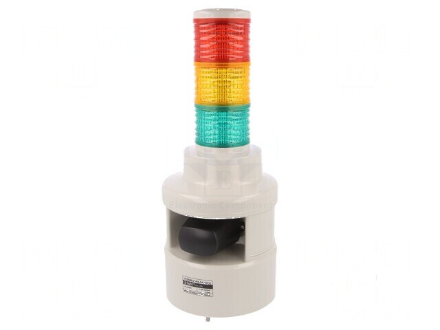 Coloană de semnalizare LED roşu/ambră/verde