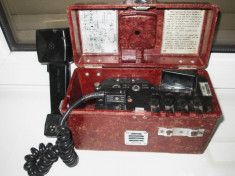 5492-Telefon vechi Romania bachelita F-1603. foto