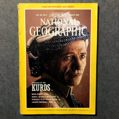 Revista National Geographic USA 1992 August, engleză, vezi cuprins