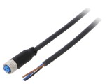 Cablu de Conectare M8 PIN 3 Drept 5m 60VAC 4A
