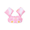 Vesta Salvare Copii Flippy Roz Lebede, Aripioare Inot, 2-7 Ani, Piscina/Mare, PVC Rezistent