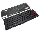 Tastatura Dell Precision 5550 iluminata layout US fara rama enter mic, Precision 5560 iluminata layout US fara