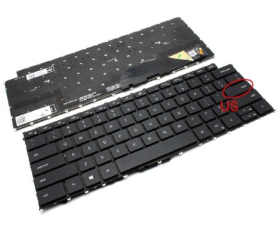 Tastatura Dell Precision 5750 iluminata layout US fara rama enter mic, Precision 5760 iluminata layout US fara foto