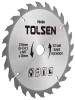 Disc circular vidia lemn Tolsen 210x30x48T, inele reducere 16mm, 25.4mm
