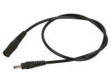 Cablu DC 1x0,5mm2 cu Mufă și Soclu Negru
