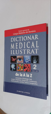 DICTIONAR MEDICAL ILUSTRAT DE LA A LA Z VOL.2 AUS-CIR ,STARE FOARTE BUNA . foto