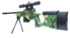 PUSCA CU BILE AIRSOFT,CELEBRUL AWP CAMUFLAJ,MASOARA 100 CM,LUNETA,BILE.NOUA, Oem