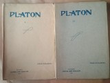 Platon I + II (Introducere. Apologia. Euthyphron. Kriton + Banchetul și Phaidon) (trad. Cezar Papacostea, 1930-1931)