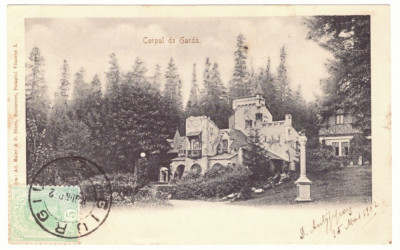 5031 - SINAIA Corpul de Garda, Romania, Litho - old postcard - used - 1902 - TCV foto