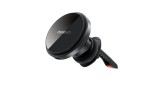 Suport auto magnetic Choetech T204-F cu &icirc;ncărcare wireless de 15W - negru