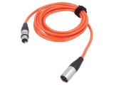 Cablu XLR 3m 3pin Masculin-Feminin