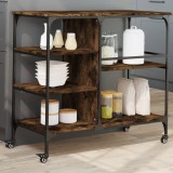 Gossicarucior de bucatarie stejar fumuriu100x45x89,5cm lemn prelucrat