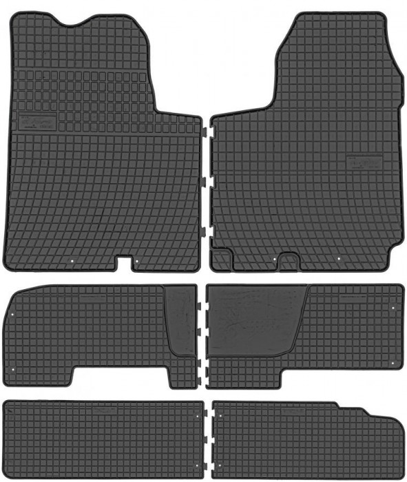 Set Covorase Auto Cauciuc Negro Renault Traffic 2 2001-2004 D00694+546146+546177