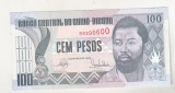 bnk bn Guineea Bissau 100 pesos 1990 unc