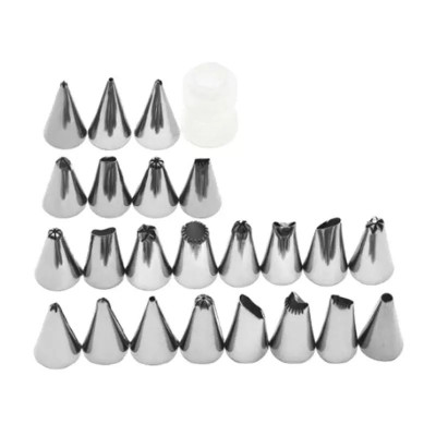Set 24 de forme pentru ornat prajituri, Gonga&amp;reg; Argintiu foto
