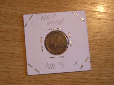 M1 C10 - Moneda foarte veche 69 - Romania - 1 leu 1938 foto