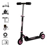 Trotineta din Aluminiu Neagra Roz