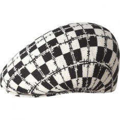 Sapca-Basca Kangol barbed check 7100 negru (Masuri: S,M,L,XL) - Cod 275484 foto