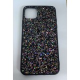 Husa de protectie pentru pentru apple iphone 11 pro max sparkling glitter tpu negru, Flippy